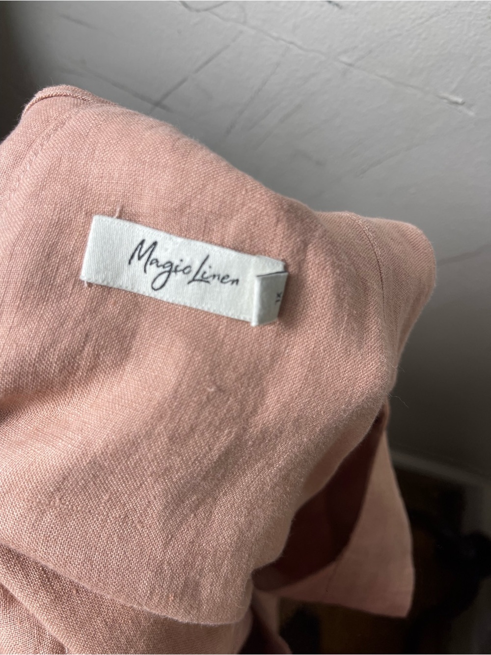 MAGIC LINEN PINAFORE LINEN DRESS - Picture 6 of 8